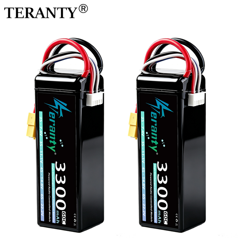Drone Battery Plate - Batería Lipo TERANTY 4S 3300mAh 14.8V