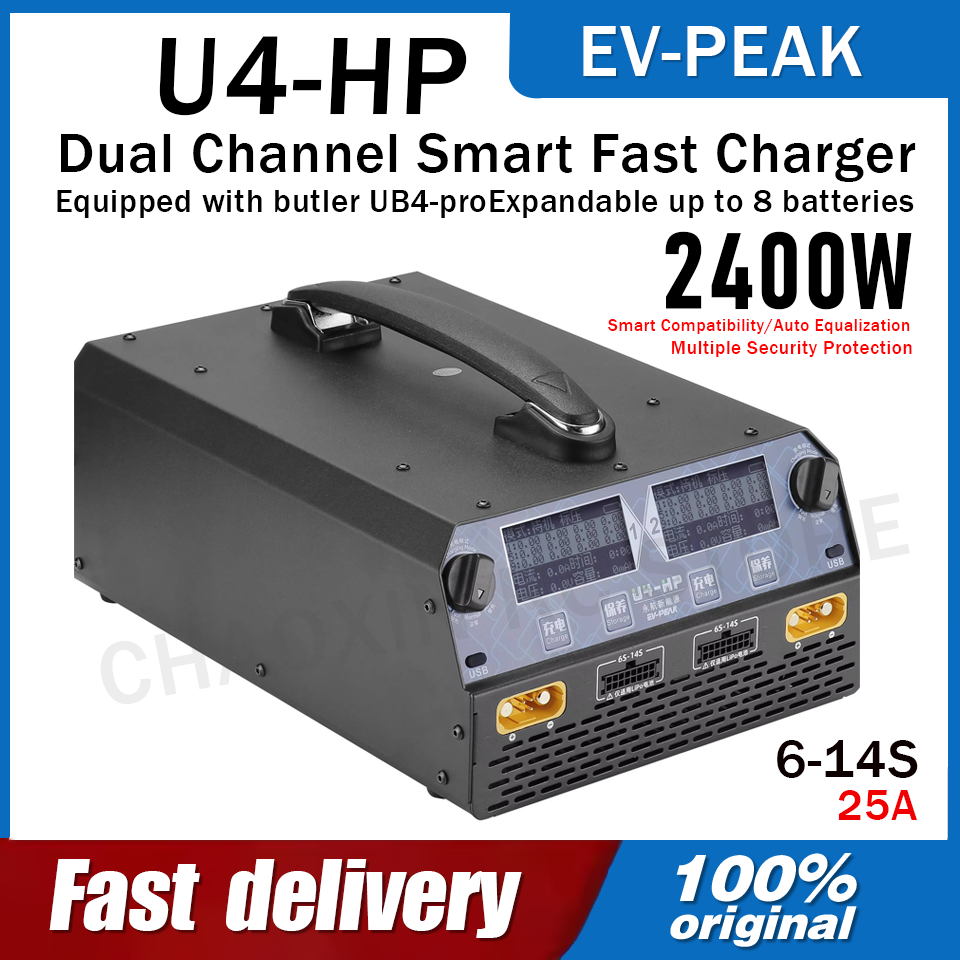 Drone Battery Lipo - Cargador de Baterías EV-PEAK U4-HP de