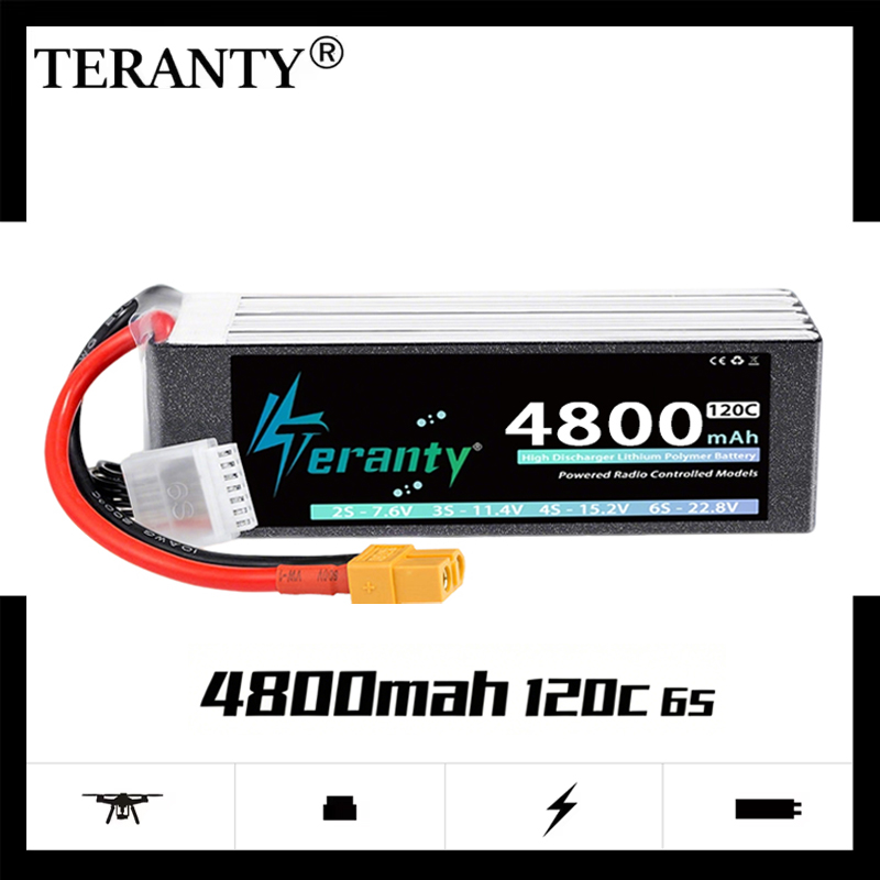 Drone Battery Plate - Batería Lipo TERANTY 6S 4800mAh 22.8V
