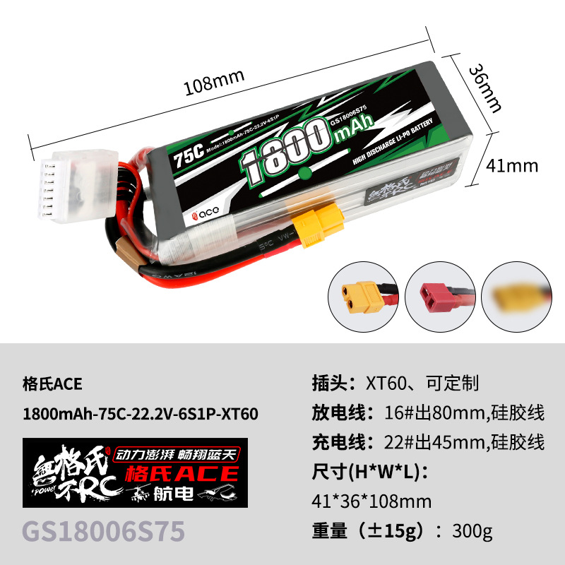 2 Baterías Lipo Gens ACE 22.2V - Drone Battery Lipo reseña y precio
