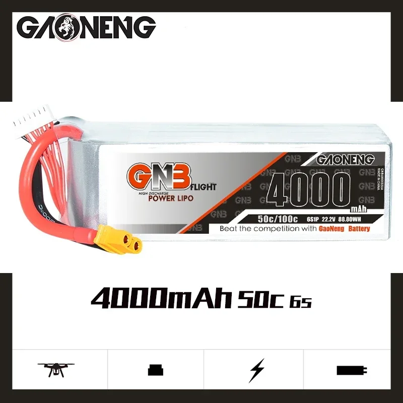 GAONENG GNB 4000mAh 6S 50C 100 - Drone Battery 4S reseña y precio