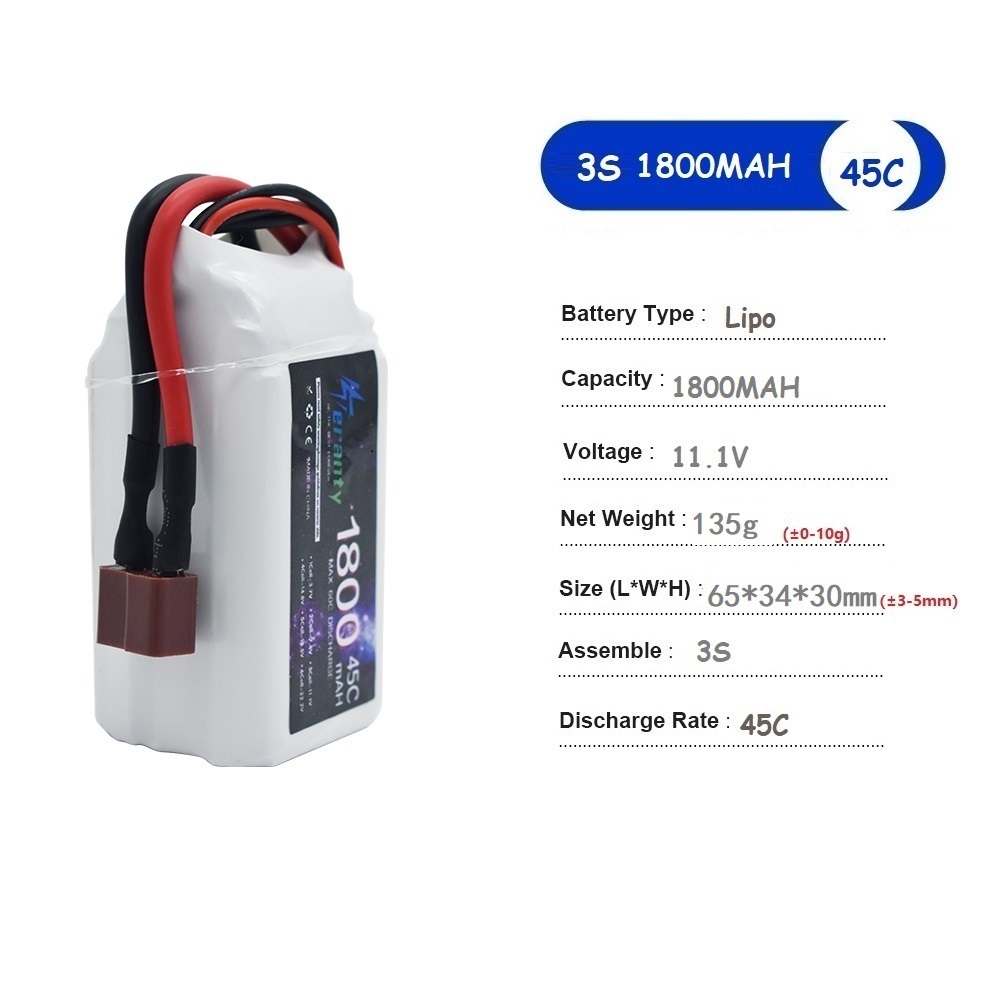 TERANTY 2S 3S 4S 6S Lipo bater - Drone Battery 4S reseña y precio