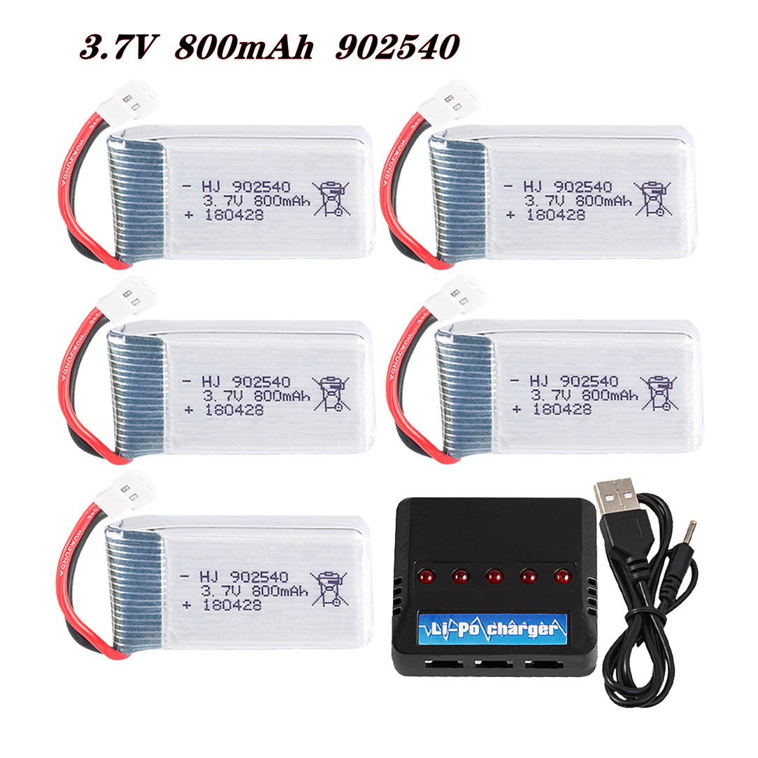 Batería Lipo de 3,7 V, 800mAh, - Drone Battery Lipo reseña y precio